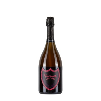 Bottiglia di champagne Dom Pérignon anno 2008 Rosé Luminous Lady Gaga