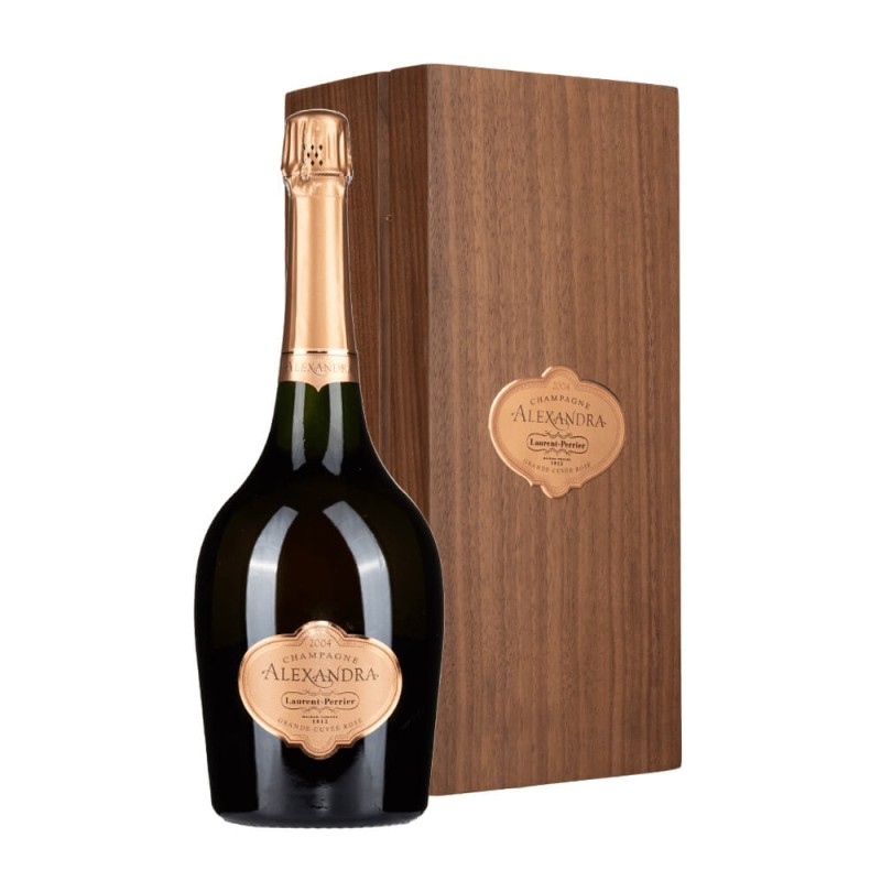 Magnum di champagne Laurent Perrier Alexandra Rosé 2012 in cassa legno da 1.5l Magnum di champagne Laurent Perrier Alexandra Rosé 2012 in cassa legno da 1.5l
