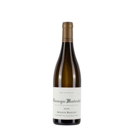 Bottiglia di vino bianco Arnaud Baillot Chassagne Montrachet 2020 da 0.75l