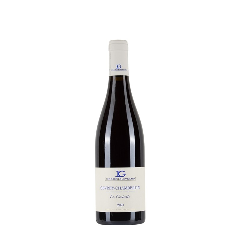 Bottiglia di Borgogna rosso Jérome Galeyrand Gevrey-Chambertin 2021 En Croisette da 0.75l Bottiglia di Borgogna rosso Jérome Galeyrand Gevrey-Chambertin 2021 En Croisette da 0.75l