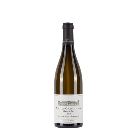 Bottiglia di borgogna bianco Genot Boulanger Corton Charlemagne 2019 da 0.75l