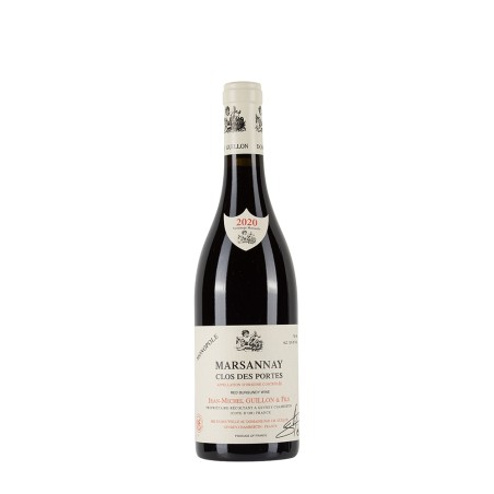 Bottiglia di borgogna rosso J.M. Guillon Marsannay Rouge 2020 Clos Des Portes Monopole da 0.75l