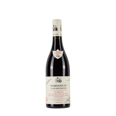 Bottiglia di borgogna rosso J.M. Guillon Marsannay Rouge 2020 Clos Des Portes Monopole da 0.75l