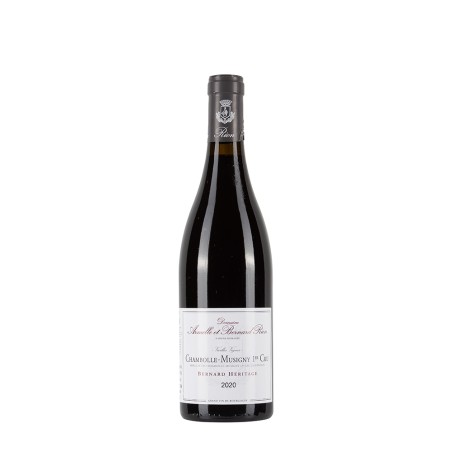 Bottiglia di borgogna rosso Bernard Rion Chambolle Musigny 2021 Bernard Heritage 1ºCru da 0.75l