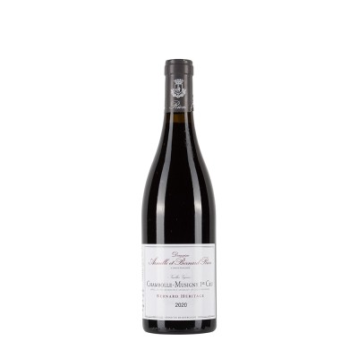 Bottiglia di borgogna rosso Bernard Rion Chambolle Musigny 2021 Bernard Heritage 1ºCru da 0.75l