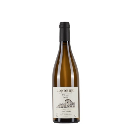 Bottiglia di Rodano bianco Xavier Gérard Condrieu 2020 L'Arbuel da 0.75l