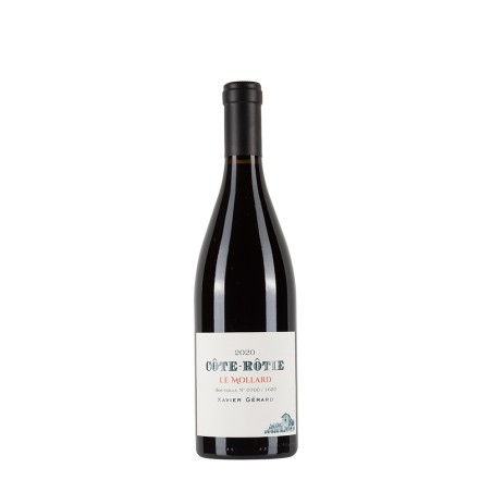 Bottiglia di rodano rosso Xavier Gérard Cote-Rotie 2020 Le Mollard da 0.75l