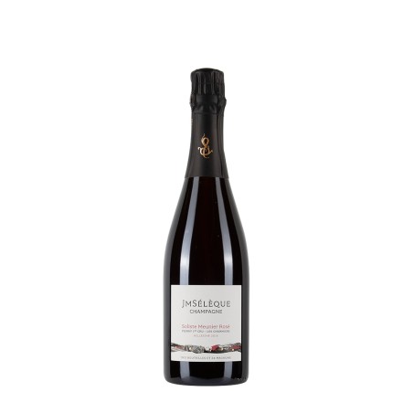 Bottiglia di champagne J-M Sélèque Soliste Les Charmiers 2018 rosè da 0.75l