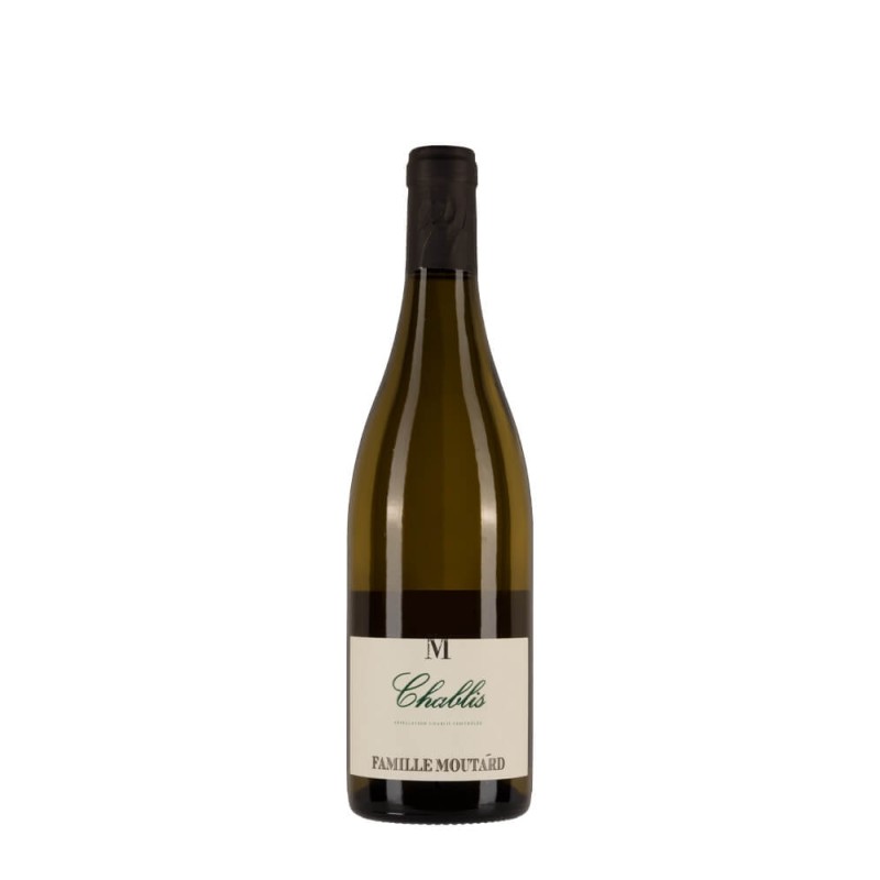 Bottiglia di Borgogna bianco Domaine Moutard Chablis 2023 da 0.75l