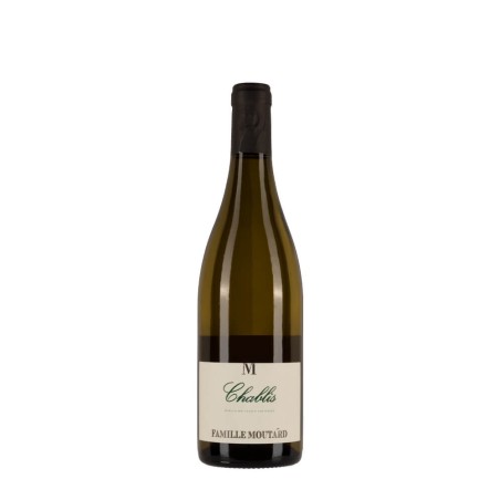 Bottiglia di Borgogna bianco Domaine Moutard Chablis 2023 da 0.75l