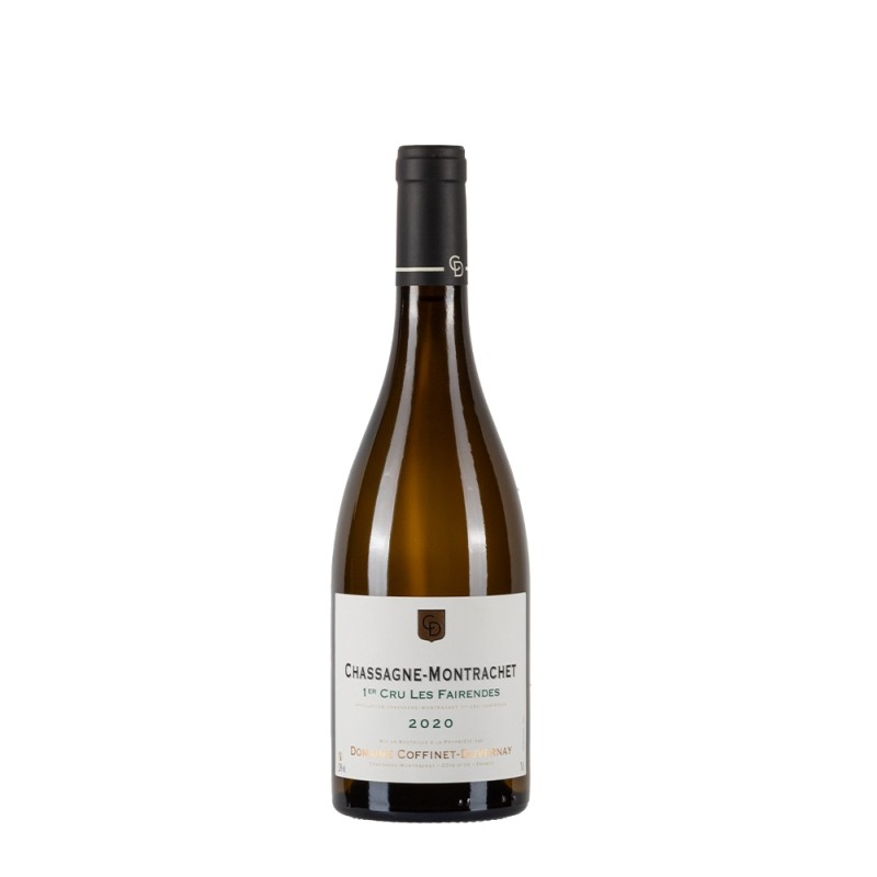 Bottiglia di borgogna bianco Coffinet-Chassagne Montrachet 2020 Les Fairendes 1er Cru Blanc da 0.75l Bottiglia di borgogna bianco Coffinet-Chassagne Montrachet 2020 Les Fairendes 1er Cru Blanc da 0.75l