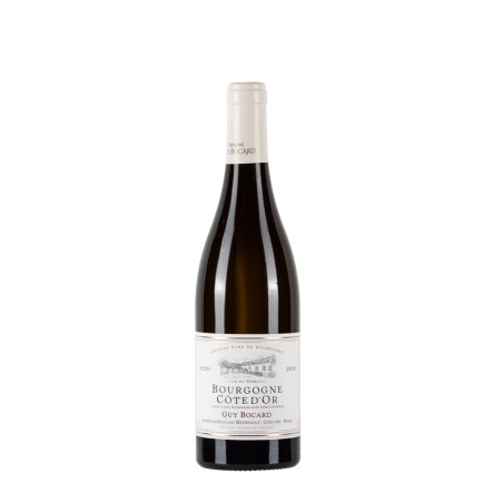 Bottiglia di borgogna bianco Guy Bocard Bourgogne Cote D'Or 2020 da 0.75l