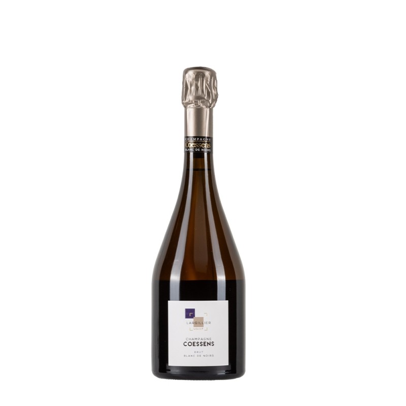 Bottiglia di champagne Coessens Largillier Blanc de Noirs 2020 da 0.75l Bottiglia di champagne Coessens Largillier Blanc de Noirs 2020 da 0.75l
