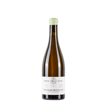 Bottiglia di borgogna bianco Simon Colin Chassagne Montrachet 2021 Les Chaumes 1er Cru da 0.75l
