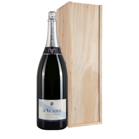 De Venoge Cordon Bleu Brut Jeroboam In Cassa Legno da 3L