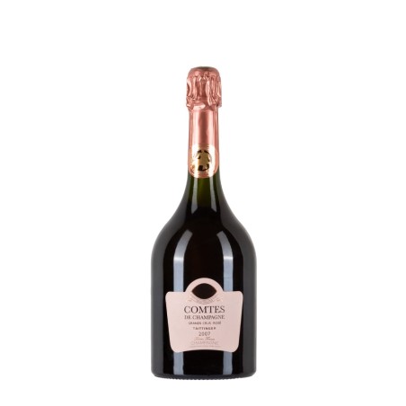 Bottiglia di champagne Taittinger Comtes de Champagne Rosé 2007 da 0.75l