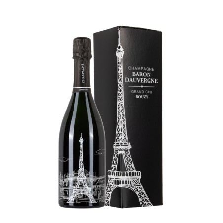 Bottiglia di champagne Baron Dauvergne Tour Eiffel con astuccio da 0.75l