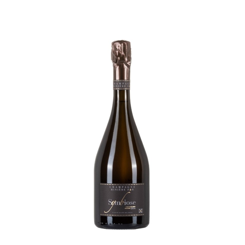 Bottiglia di champagne Miniere Symbiose 2014 da 0.75l Bottiglia di champagne Miniere Symbiose 2014 da 0.75l
