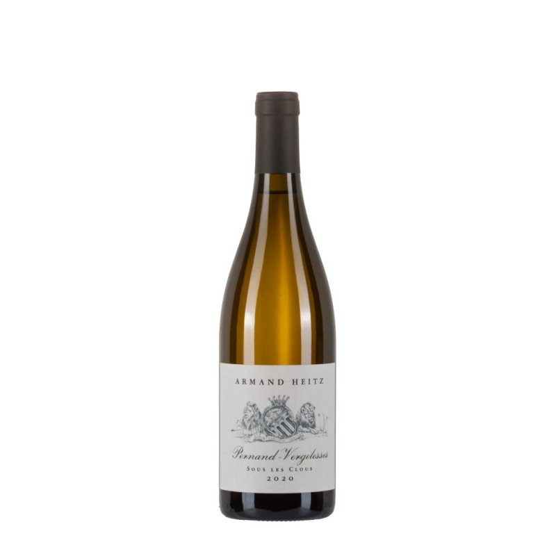 Bottiglia di borgogna bianco Armand Heitz Pernand-Vergelesses Sous Les Clous 2020 da 0.75l Bottiglia di borgogna bianco Armand Heitz Pernand-Vergelesses Sous Les Clous 2020 da 0.75l