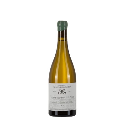 Bottiglia di borgogna bianco Violot-Guillemard Saint-Aubin 2020 1°Cru Sur le lentier du Clou da 0.75l