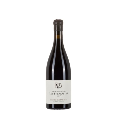 Bottiglia di borgognaa rosso Pierre Girardin Beaune 1°Cru 2017 Les Epenottes da 0.75l