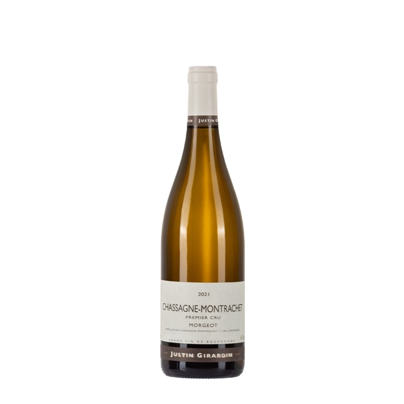 Bottiglia di borgogna bianco Justin Girardin Chassagne Montrachet 2021 1°er Cru Morgeot da 0.75l Bottiglia di borgogna bianco Justin Girardin Chassagne Montrachet 2021 1°er Cru Morgeot da 0.75l
