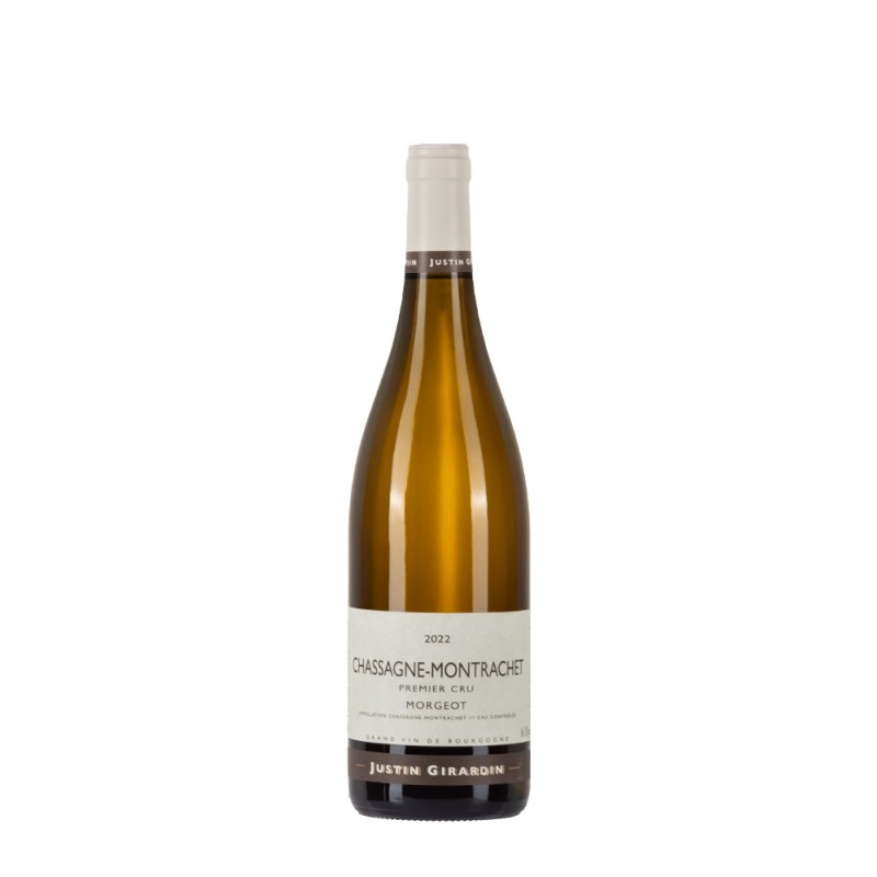 Bottiglia di borgogna bianco Justin Girardin Chassagne Montrachet 2022 1°er Cru Morgeot da 0.75l Bottiglia di borgogna bianco Justin Girardin Chassagne Montrachet 2022 1°er Cru Morgeot da 0.75l
