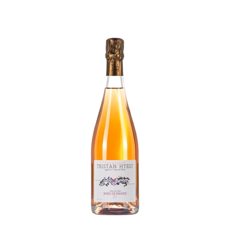 Bottiglia di champagne Tristan Hyest Bord De Marne Brut Rosè da 0.75l Bottiglia di champagne Tristan Hyest Bord De Marne Brut Rosè da 0.75l