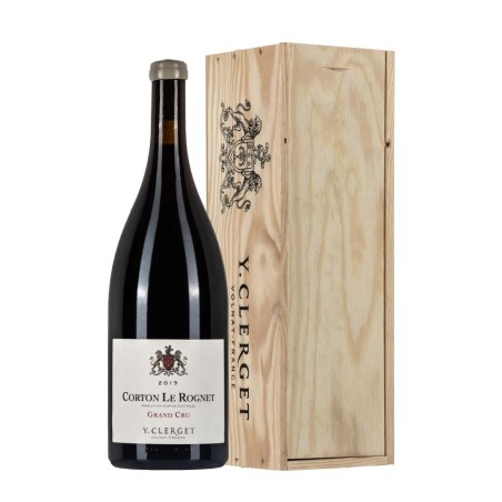 Magnum di Y. Clerget Corton Rouge 2019 Le Rognet da 1.5l in cassa legno