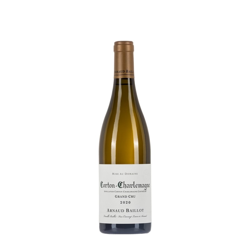 Bottiglia di Borgogna Bianco Arnaud Baillot Corton Charlemagne 2020 Grand Cru da 0.75l Bottiglia di Borgogna Bianco Arnaud Baillot Corton Charlemagne 2020 Grand Cru da 0.75l