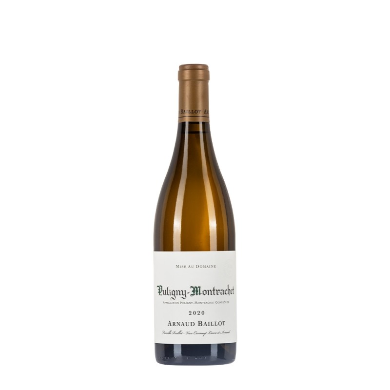 Bottiglia di Borgogna BIanco Arnaud Baillot Puligny Montrachet 2020 da 0.75l Bottiglia di Borgogna BIanco Arnaud Baillot Puligny Montrachet 2020 da 0.75l