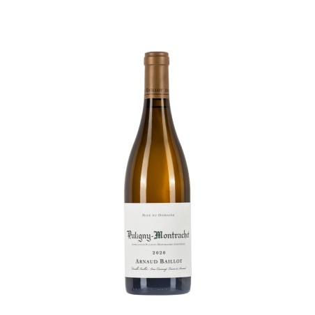 Bottiglia di Borgogna BIanco Arnaud Baillot Puligny Montrachet 2020 da 0.75l