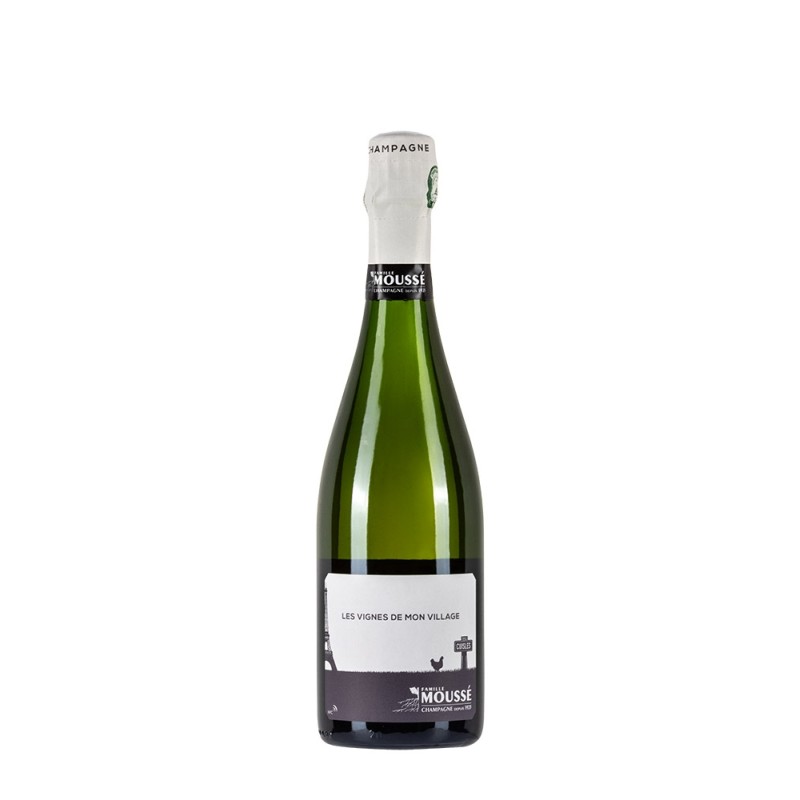 Bottiglia di champagne Moussé Fils Les Vignes De Mon Village da 0.75l Bottiglia di champagne Moussé Fils Les Vignes De Mon Village da 0.75l