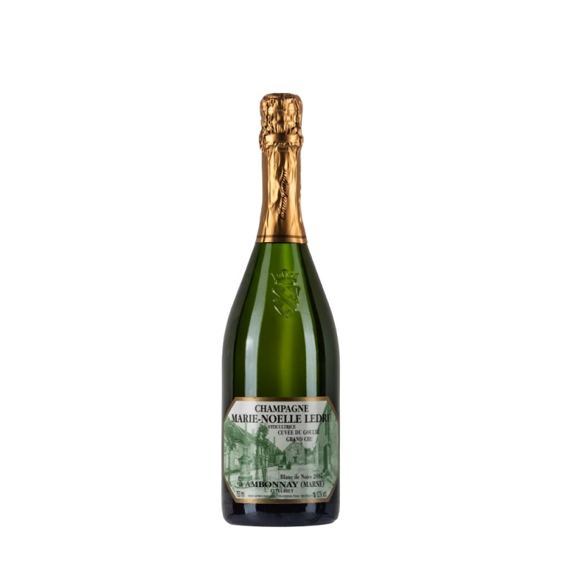 Bottiglia di champagne Marie Noëlle Ledru Blanc de Noire Goulté 2015 da 0.75l Bottiglia di champagne Marie Noëlle Ledru Blanc de Noire Goulté 2015 da 0.75l