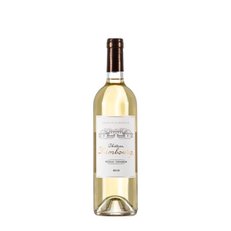 Bottiglia di vino bianco Chateau Limbourg Pessac Leognan 2019 da 0.75l