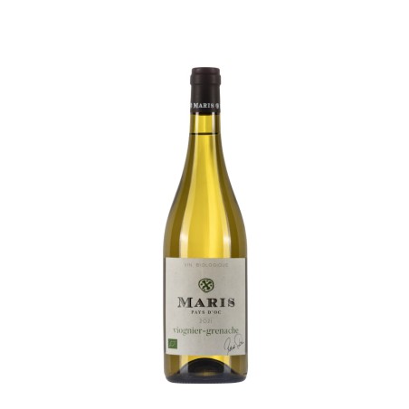 Bottiglia di vino bianco Chateau Maris Viognier-Grenache 2021 da 0.75l