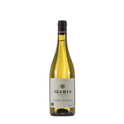 Bottiglia di vino bianco Chateau Maris Viognier-Grenache 2021 da 0.75l