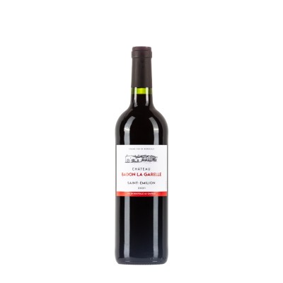 Bottiglia di vino rosso Chateau Badon La Garelle Saint Emilion 2021 da 0.75l