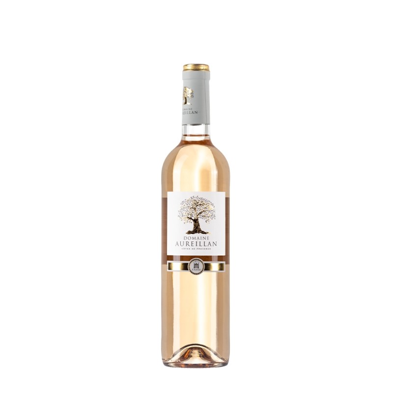 Bottiglia di vino rosato Domaine Aureillan Côtes de provence rosè 2022 da 0.75l Bottiglia di vino rosato Domaine Aureillan Côtes de provence rosè 2022 da 0.75l