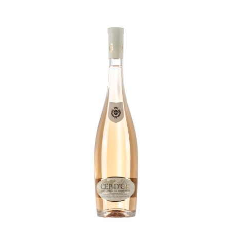 Bottiglia di Vino Rosato Maitres Vignerons Côtes de provence Cep D'or rosè 2022 da 0.75l
