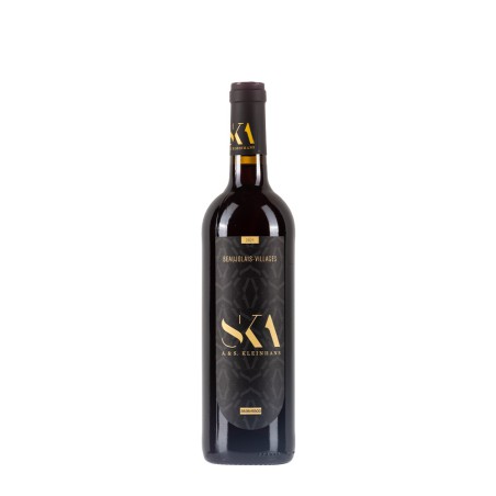 Bottiglia di vino rosso Domaine Ska Beaujolais Villages 2021 da 0.75l