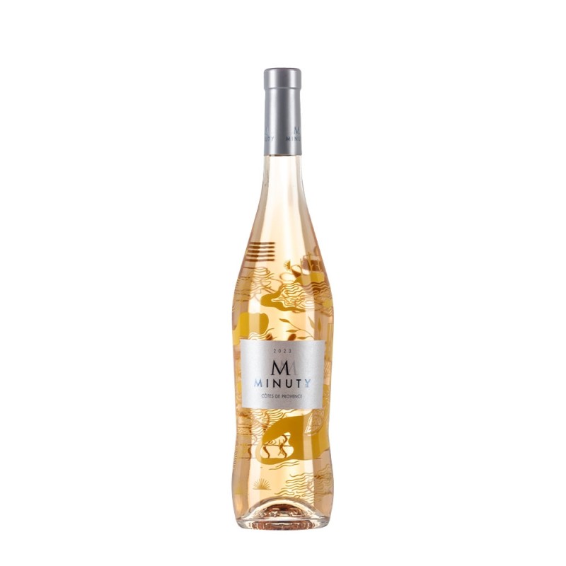 Bottiglia di Vino rosato M de Minuty Rosé 2023 Édition Limitée da 0.75l