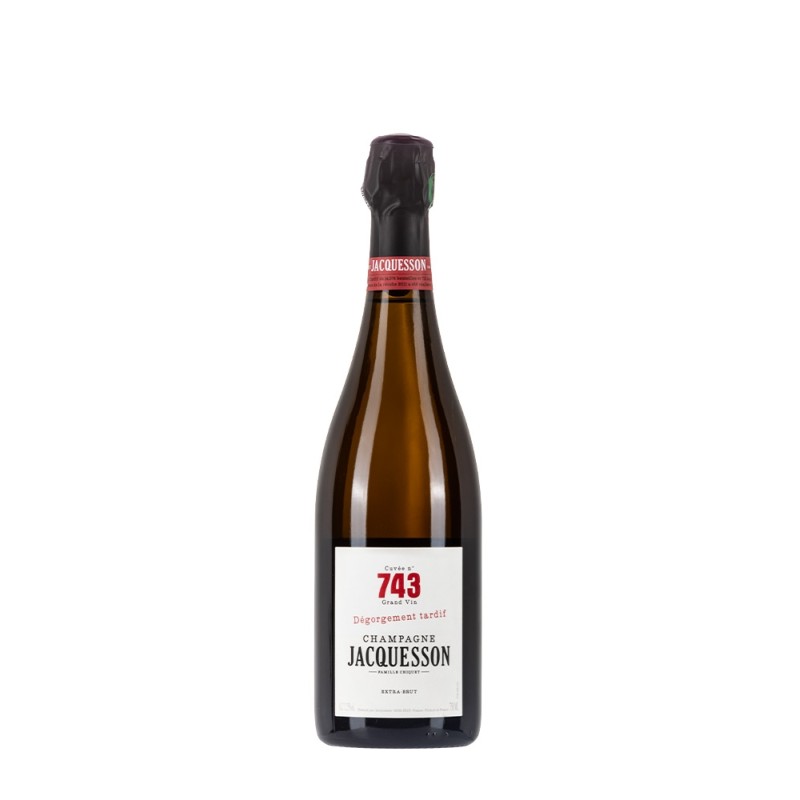 Bottiglia di Jacquesson Cuvée n.743 DT da 0.75l