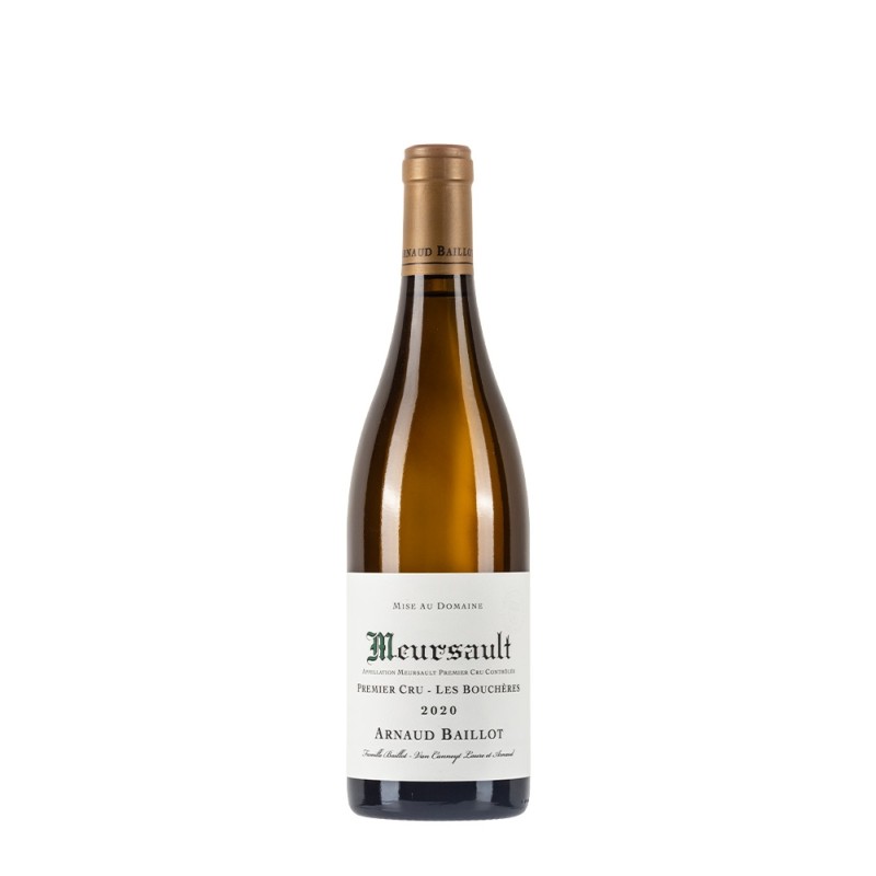 Bottiglia di Vino Bianco Champagne Arnaud Baillot Meursault Les Bouchères 2020 da 0.75l Bottiglia di Vino Bianco Champagne Arnaud Baillot Meursault Les Bouchères 2020 da 0.75l