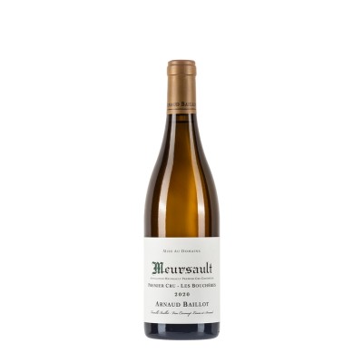 Bottiglia di Vino Bianco Champagne Arnaud Baillot Meursault Les Bouchères 2020 da 0.75l