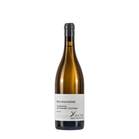 Bottiglia di Borgogna bianco Xavier Monnot Bourgogne Chardonnay 2019 Les Grandes Coutures da 0.75l