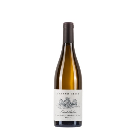 Bottiglia di Borgogna bianco Armand Heitz Saint-Aubin 1er Cru "Les Murgers des Dents de Chien" 2020 da 0.75l