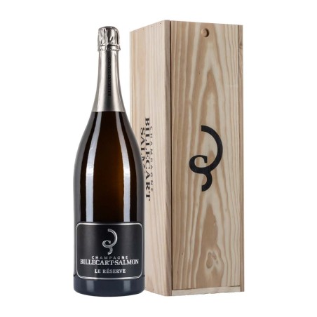 Jeroboam di Billecart-Salmon Le Réserve in cassa legno da 3 litri