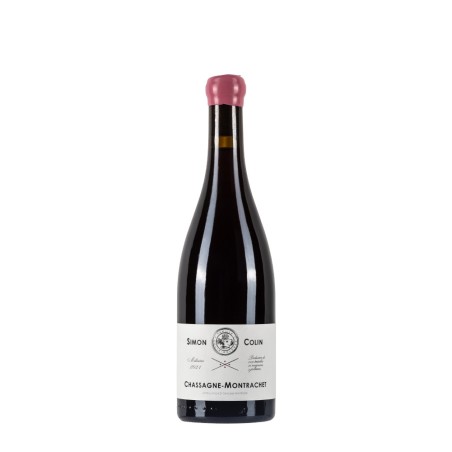 Bottiglia di Borgogna rosso Simon Colin Chassagne Montrachet Rouge 2021 da 0.75l