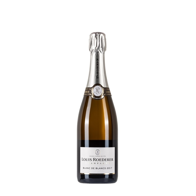Bottiglia dei champagne Louis Roederer Blanc De Blancs 2017 da 0.75l